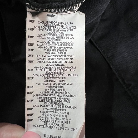 5.11 Tactical Straight Leg Flat Front Pants Men 40 Black Hidden Side Zip Pockets - Picture 6 of 7